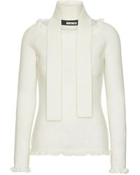 ROTATE BIRGER CHRISTENSEN - ラッフル オフショルダートップ - Lyst