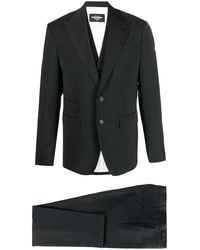 DSquared² - Pinstripe-Pattern Three-Piece Suit - Lyst