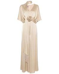The Couture Club - Flower-Appliqué Jumpsuit - Lyst