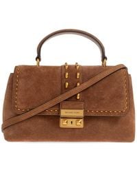 MICHAEL Michael Kors - Tribeca Studded Top-Handle Tote Bag - Lyst