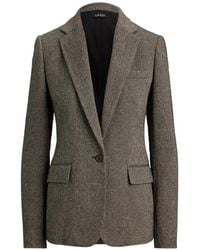 Ralph Lauren - Blazer À Motif De Chevrons - Lyst
