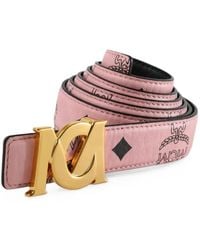 MCM - M-Art Visetos-Print Belt - Lyst