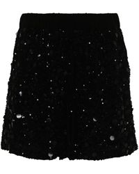 P.A.R.O.S.H. - Galassia Sequin-embellished Shorts - Lyst