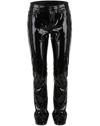 DSquared² - Patent-Effect Five-Pocket Trousers - Lyst
