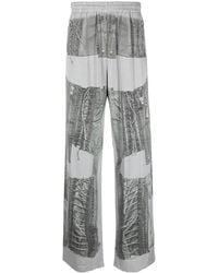 DIESEL - Lace-Up Print Trousers - Lyst
