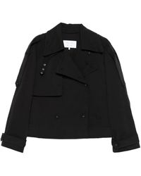 Proenza Schouler - Gabardina con doble botonadura - Lyst
