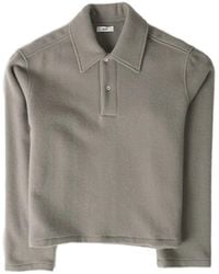 Rier - Fog Fleece Polo Shirt - Lyst