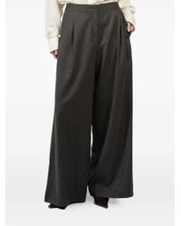 Dusan - Pleated Wide-Leg Pants - Lyst