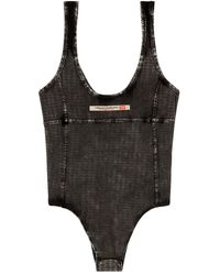 DIESEL - Phoebe-Dnm Sleeveless Bodysuit - Lyst