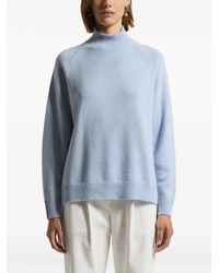 Peserico - Maglione A Collo Alto Con Maniche Raglan - Lyst
