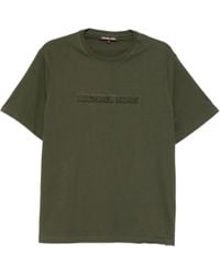 Michael Kors - T-Shirt mit Logo-Prägung - Lyst