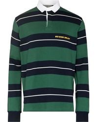 VTMNTS - Barcode-Print Striped Polo Shirt - Lyst