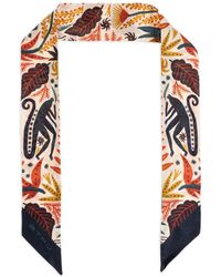 Etro - Tabby Booth Silk Twill Paisleyina Scarf - Lyst