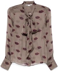 Stella McCartney - Patterned Blouse - Lyst