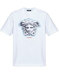 Versace - T-Shirt With Print - Lyst