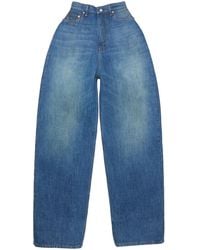 Acne Studios - Denim Bonded Trousers - Lyst