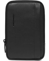 Piquadro - Russel Leather Phone Case - Lyst