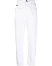 Philipp Plein - High-Waisted Mom-Fit Jeans - Lyst