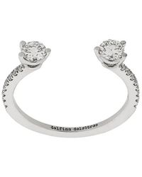 Delfina Delettrez - 18Kt Dots Diamond Pave Ring - Lyst