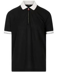 Kiton - Polo Con Logo Bordado - Lyst
