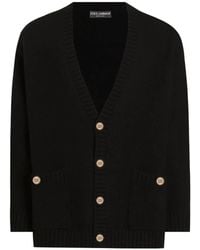 Dolce & Gabbana - Wool Blend Cardigan - Lyst