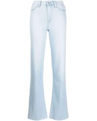 PAIGE - Leenah High-Waisted Glitter Jeans - Lyst