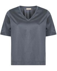 Blanca Vita - V-Neck Short-Sleeve T-Shirt - Lyst