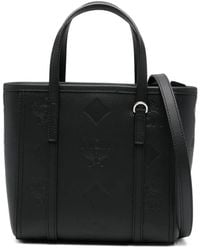 MCM - Logo-Embossed Tote Bag - Lyst
