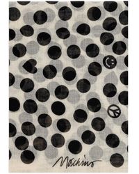 Moschino - Fular con motivo de lunares - Lyst