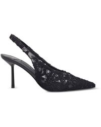 Le Silla - Lace Slingback Pumps - Lyst