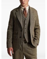 RRL - Herringbone-Weave Blazer - Lyst