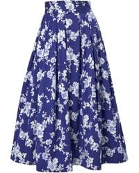 Carolina Herrera - フローラル スカート - Lyst