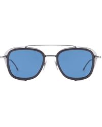 Thom Browne - Rectangular-Frame Sunglasses - Lyst