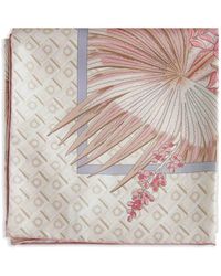 Ferragamo - Fular con motivo floral - Lyst