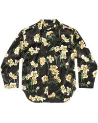 Balenciaga - Camicia a fiori - Lyst
