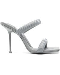 Alexander Wang - Julie 105Mm Nylon Tubular Heeled Sandals - Lyst