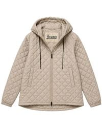 Herno - Hooded Quilted Coat - Lyst