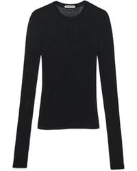 JW Anderson - Ribbed-Knit Long-Sleeve T-Shirt - Lyst