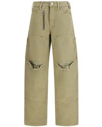 Alexander Wang - Cotton Wide-Leg Jeans - Lyst