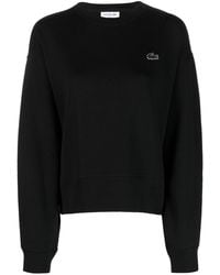 Lacoste - Sweatshirt mit Logo-Applikation - Lyst