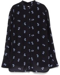 Maison Kitsuné - Camicia Con Colletto Rialzato - Lyst