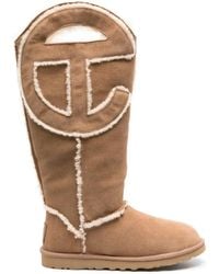 UGG - X Telfar Logo Tall Suede Boots - Lyst
