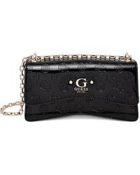Guess - Gerty Logo-Debossed Cross Body Bag - Lyst