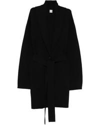 TOTEME - Shawl-Lapel Knitted Coat - Lyst