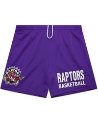 Mitchell & Ness - Nba Raptors Mesh Logo Shorts - Lyst