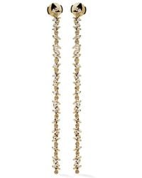 Lark & Berry - 14Kt Veto Sapphire And Diamond Drop Earrings - Lyst