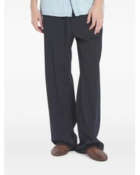 Barena - Elastische Broek Met Krijtstreep - Lyst