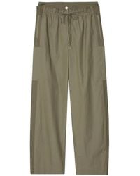 3.1 Phillip Lim - Double-Waistband Poplin Trousers - Lyst