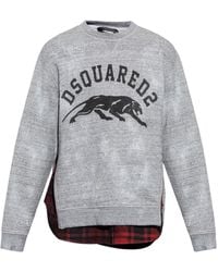DSquared² - Sudadera Con Logo Estampado - Lyst