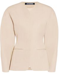 Jacquemus - The Ovalo Fitted Jacket - Lyst